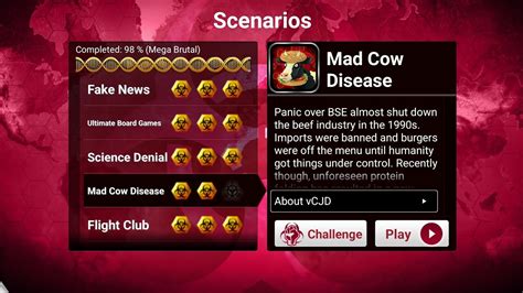 plague inc mad cow mega brutal